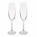 Ver imagem 1 de Conjunto de Taças de Champanhe de Cristal Bohemia Gastro Colibri Cristal 2 Peças 220/4s032-2pç