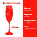 Ver imagem 5 de Conjunto de Taças de Champanhe de Cristal Bohemia Gastro Colibri Cristal 2 Peças 220/4s032-2pç