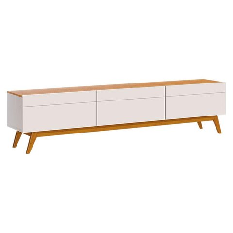 Rack Bancada Classic 3 Gavetas 2.2 Off White Nature - Imcal