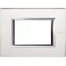 Placa 3 Postos 4X2 Retangular Bianco Limoges - Axolute - 1