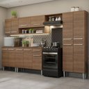 Ver imagem 1 de Armário de Cozinha Completa 293cm Rustic Emilly Madesa 01