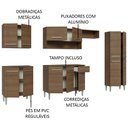 Ver imagem 5 de Armário de Cozinha Completa 293cm Rustic Emilly Madesa 01