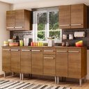 Ver imagem 1 de Cozinha Completa Madesa Emilly King com Balcão e Armário Rustic Cor:Rustic