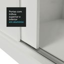 Ver imagem 2 de Guarda-roupa Casal 3 Portas de Correr Branco Sublime Madesa Branco