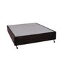Cama Box Base Casal Veludo Preto 30 Cm - 1