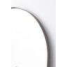 Espelho Grande Oval de Base Reta com Moldura em Metal Industrial 150 X 60 Cm- Chumbo - 3