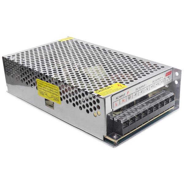 Fonte 24V 10A Chaveada Estabilizada Bivolt Colméia - 1
