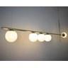 Lustre Pendente Hills Bola Globo Dourado 806/5 Spotline - 2