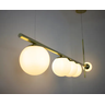 Lustre Pendente Hills Bola Globo Dourado 806/5 Spotline - 5