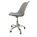 Ver imagem 2 de Cadeira de Escritório Leda Giratória com Regulagem de Altura Cinza