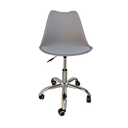 Ver imagem 1 de Cadeira de Escritório Leda Giratória com Regulagem de Altura Cinza