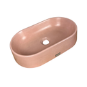 Ver imagem 2 de Cuba Rosa de Apoio Rosé Banheiro Lavabo Pia Sobrepor Oval