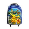 Kit Mochila Pokemon Infantil Rodinhas Com Estojo Escolar - 2
