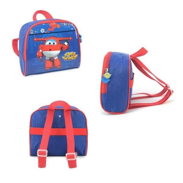 Mochila Escolar de Rodinha Super Wings Jet Com Lancheira - 5