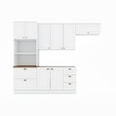 Ver imagem 3 de Cozinha Compacta 04 Peças 100% MDF com Torre Quente 02 Fornos Americana Branco/Nature