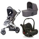 Ver imagem 1 de Carrinho De Bebê 3 Rodas Moisés 3 Tec Track + Bebê Conforto - Abc Design