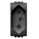 Ver imagem 1 de Tomada Living Light 2 Pólos+Terra 10a Anthracite - Bticino SL4165S