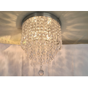 Ver imagem 4 de Lustre Cristal Acrílico Base Redonda Pingente Choice Lumi