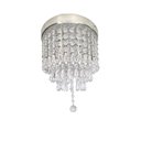 Ver imagem 3 de Lustre Cristal Acrílico Base Redonda Pingente Choice Lumi