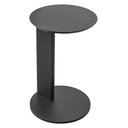Ver imagem 3 de Mesa Lateral de Apoio Orgânica Chanfrada Artesano 35 Cm (larg) Mdp Nero (preto) Pés Madeira Maciç
