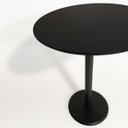 Ver imagem 3 de Mesa Lateral Monopé de Laca 40cm - Preto