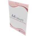 Ver imagem 1 de 5 Displays Expositor Porta Papel Folha A4 Petg De Parede