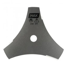 Lamina Rocadeira Aco Temperado 3 Pontas 255mm Furo 1 Max - 1