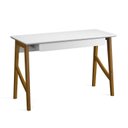 Ver imagem 1 de Mesa / Escrivaninha Ta Estilo Rústico Moderno Cor Branco