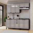Ver imagem 2 de Cozinha Americana Modulada Compacta 4 Peças Paris