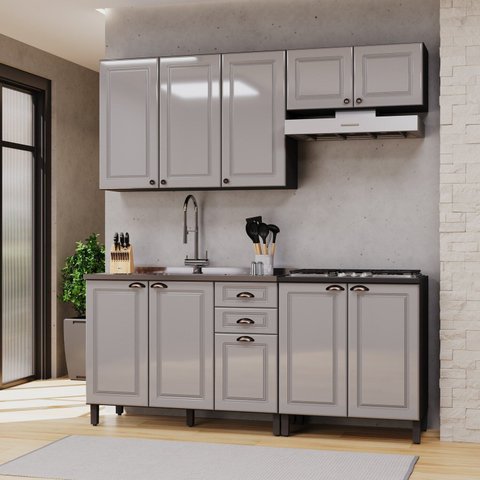 Cozinha Americana Modulada Compacta 4 Peças Paris