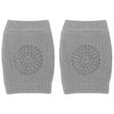 Ver imagem 1 de Joelheira para Bebê Engatinhar - Antiderrapante - Cinza - Buba