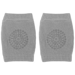 Joelheira para Bebê Engatinhar - Antiderrapante - Cinza - Buba - 1