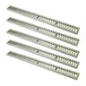 Kit 5 Ralo Grelha Linear Caixilho em Alumínio Bege 15x100cm - 1