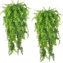 Ver imagem 1 de Plantas Artificiais Lorben 2 Unidades Folhagem Verde Decoração