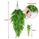 Ver imagem 4 de Plantas Artificiais Lorben 2 Unidades Folhagem Verde Decoração