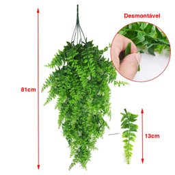 Plantas Artificiais Lorben 2 Unidades Folhagem Verde Decoração - 4 Plantas Artificiais Lorben 2 Unidades Folhagem Verde Decoração - 4