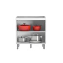 Ver imagem 5 de Balcão de Cozinha 2 Portas sem Tampo 80cm Evidence Poliman Móveis