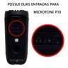 Caixa Som Bateria 1000w Rms Portátil Bluetooth Amplificada Fm Usb Bivolt Vibe Sound Vs003 - V6 Party - 3