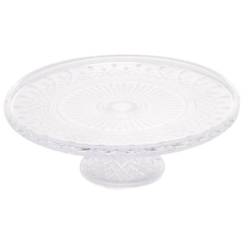 Prato P/bolo Cristal de Chumbo C/pe Lys 32x11cm