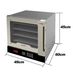 Forno Turbo Elétrico 4 Esteiras Inox Saro FTD C/ Display Digital 220V - 3