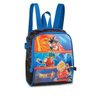Mochila Carrinho 2339 Dragon Ball Lancheira Estojo Azul - 3