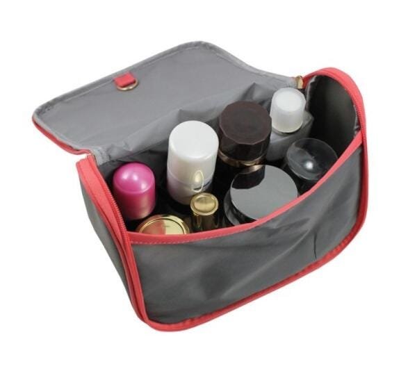 Conjunto de Mochila Com Necessaire City cinza Jacki Design - 4
