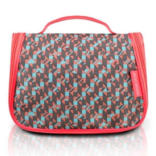 Conjunto de Mochila Com Necessaire City cinza Jacki Design - 6