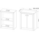 Ver imagem 2 de Conjunto para Escritório Branco 5 Peças Tecnomobili