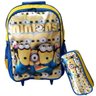 Kit Mochila Infantil Minions de Rodinhas Tam G - 3