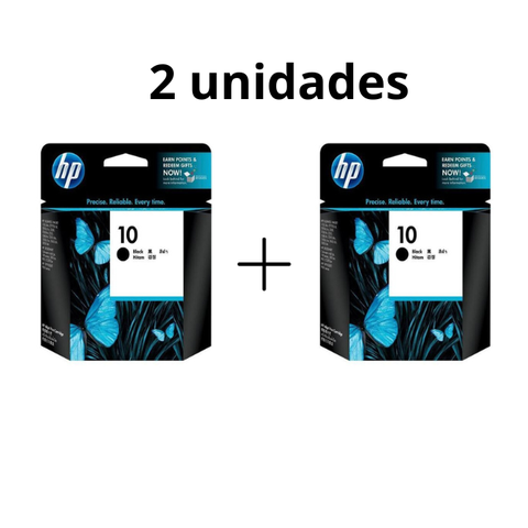 Cartucho Hp 10 C4844a | 2000c | 2500c Black Val. 2025 Kit 2 Peças
