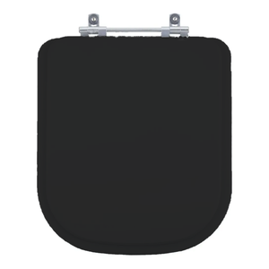 Tampa De Vaso Sanitário Laqueado Quadra Para Deca Preto