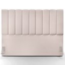 Ver imagem 2 de Kit Cabeceira Cama Box Casal King 195cm com Calçadeira Baú Dália W01 Linho Cru - Lyam Lyam Decor