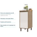 Ver imagem 5 de Balcão de Cozinha com Tampo 40 Cm 1 Porta de Abrir 1 Prateleira Mel Luciane Móveis