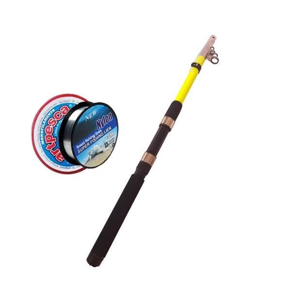 Kit Vara 2,10M 14 Lbs Ultra Light + Linha 0,45Mm 500 Metros - 1